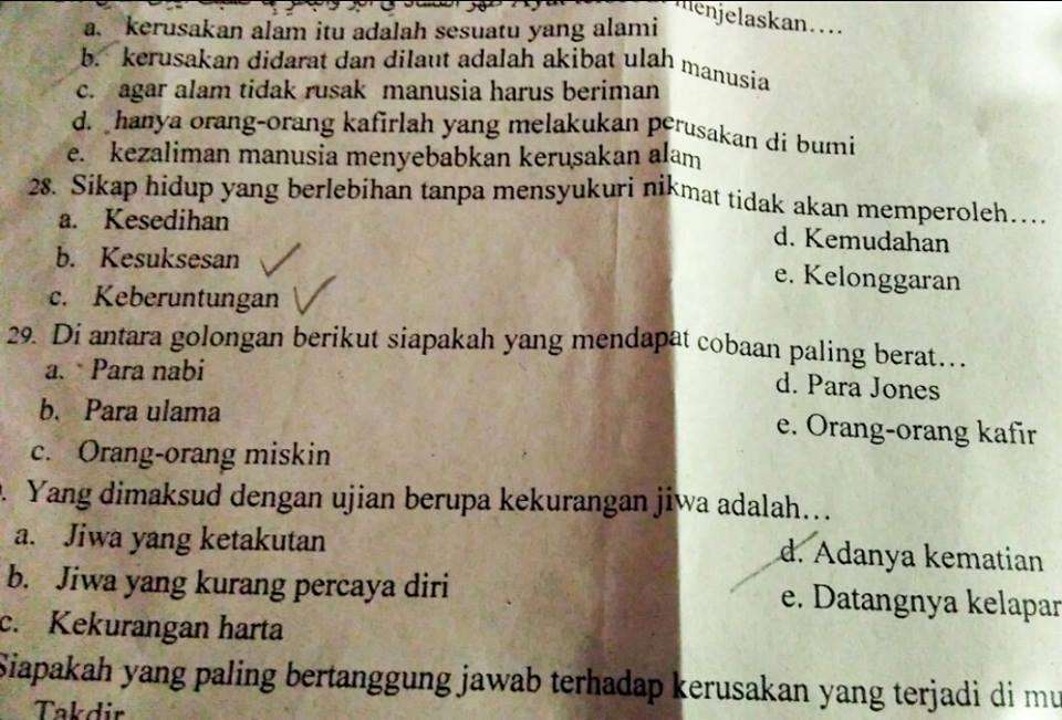 Soal Unik