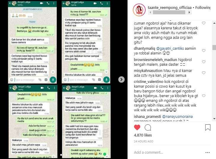 Chat klarifikasi Angel Lelga (1)