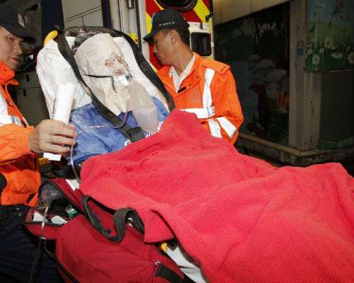 Korban kebakaran saat pesta ulang tahun