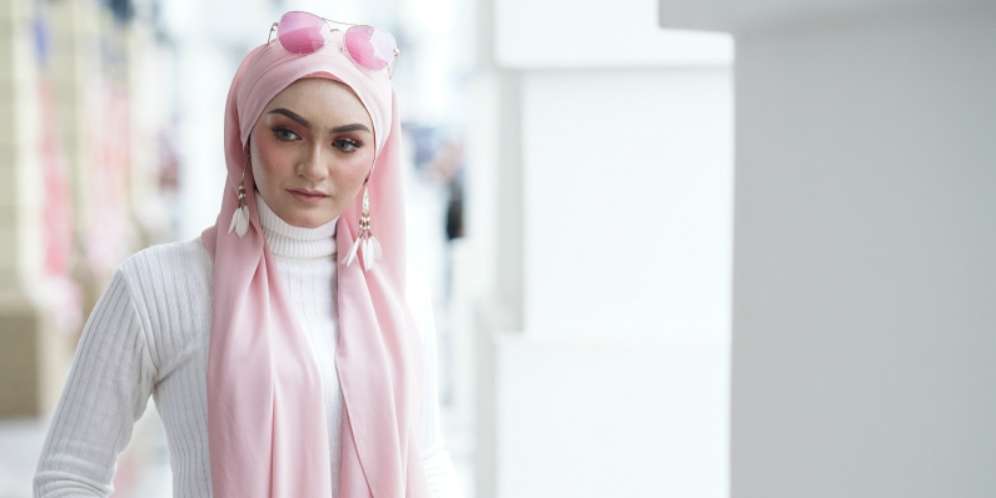 Ilustrasi hijab cantik