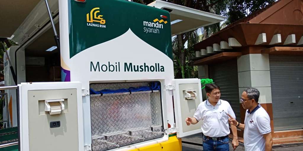 Mobil Mushola bisa digunakan oleh masyarakat.