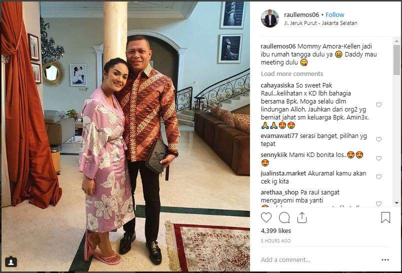 Raul Lemos dan Krisdayanti