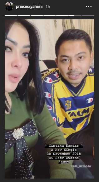 Syahrini dan Ade govinda