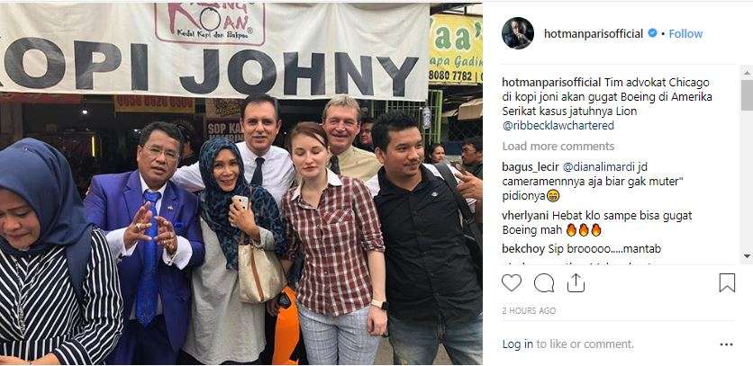Hotman Paris Hutapea dan pengacara dari AS