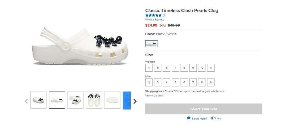 Sandal `mutiara` Crocs. Sandal `mutiara` Crocs.