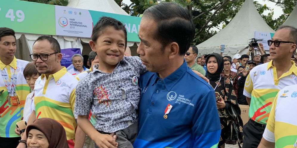 Jokowi saat bertemu Abdul