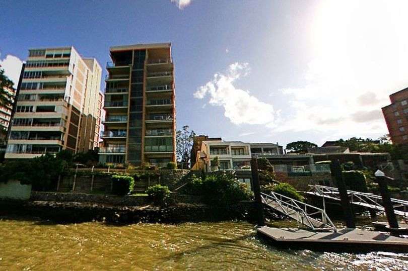 Penampakan Sungai Brisbane.