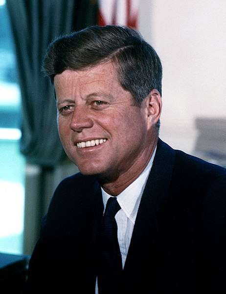 Mantan Presiden Amerika Serikat John F. Kennedy