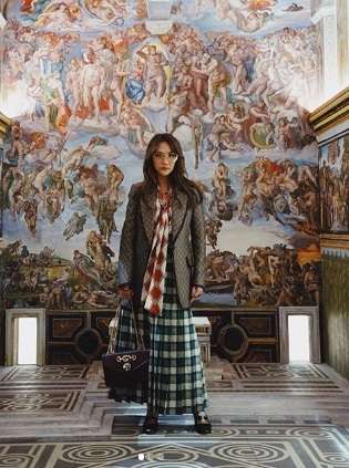 BCL Menghadiri Pagelaran Mode Gucci