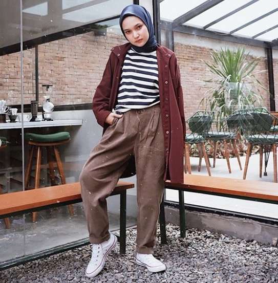 Corduroy dengan Parka