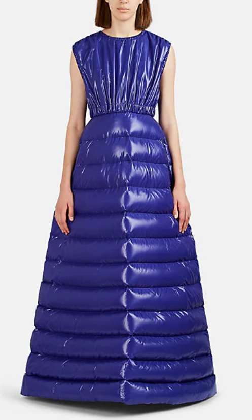 Cobalt Blue Puffer Dress