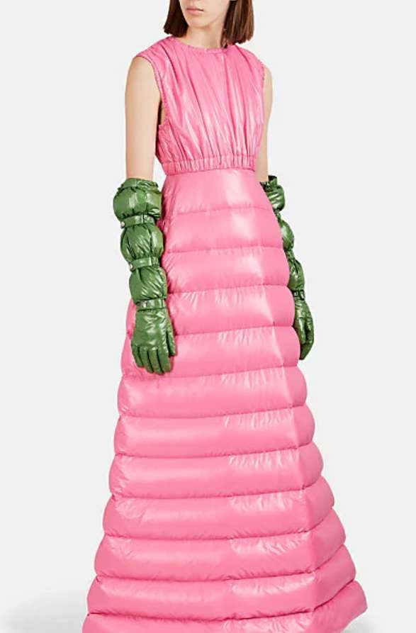Pink Puffer Dress