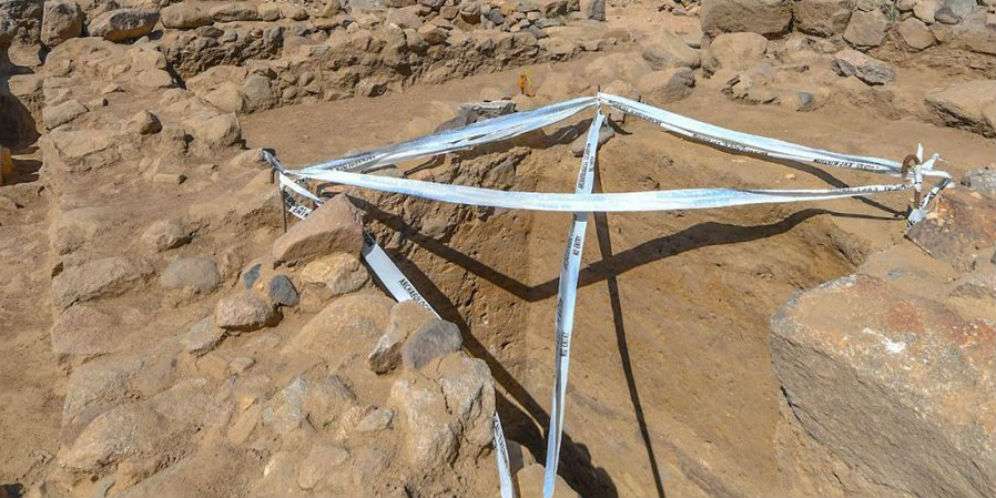 Lokasi penggalian situs pra Islam di Jurash