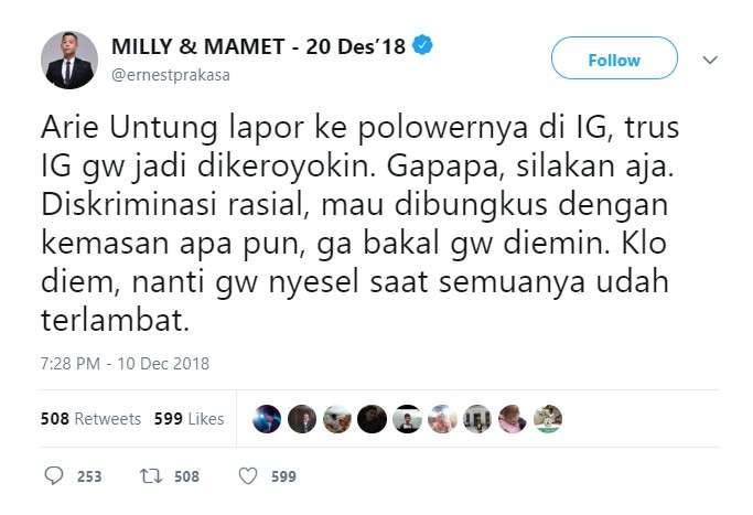 ernest prakasa