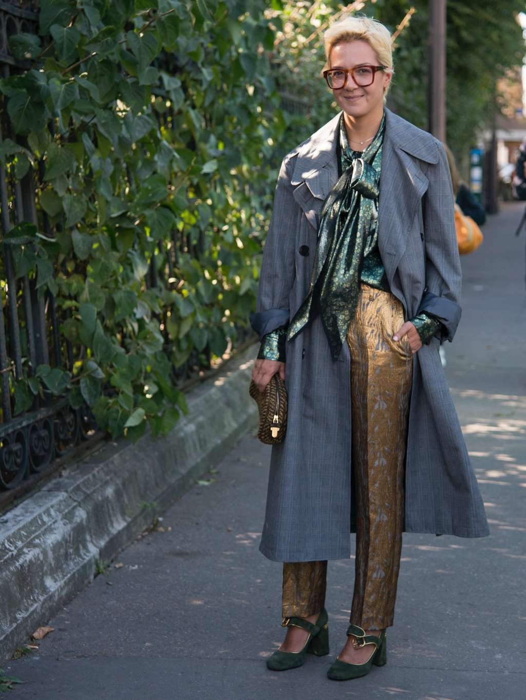 Metallic Pants