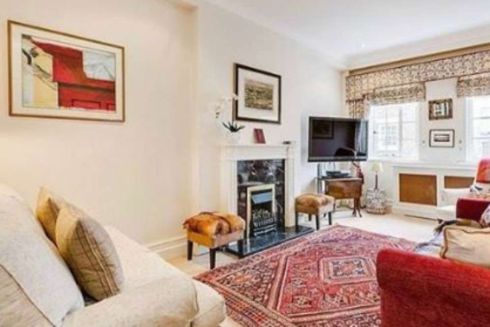 Ruang tamu apartemen Kate Middleton Ruang tamu apartemen Kate Middleton
