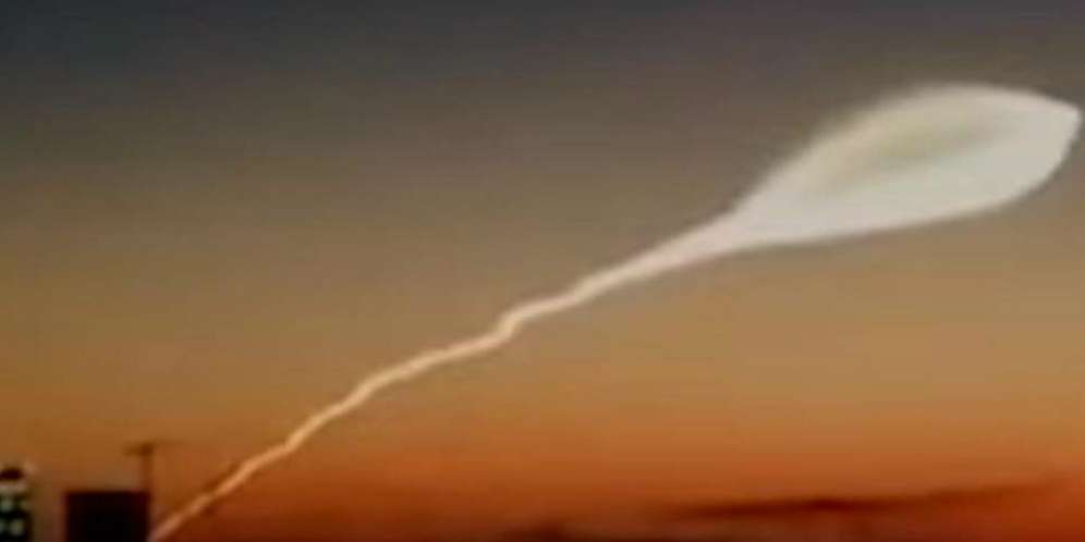 Cahaya diduga UFO