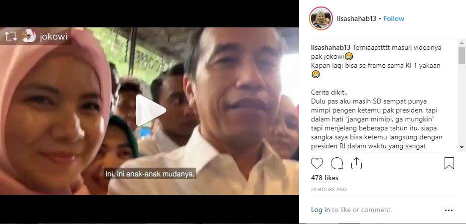 Irna dan Jokowi