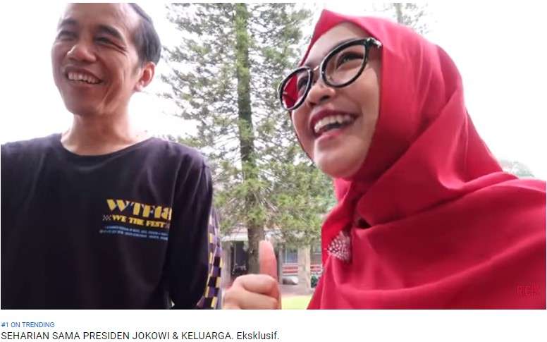 Jokowi dan ria ricis