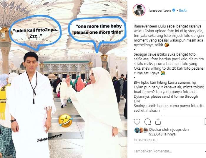 Ifan Seventeen dan istri, Dylan Sahara