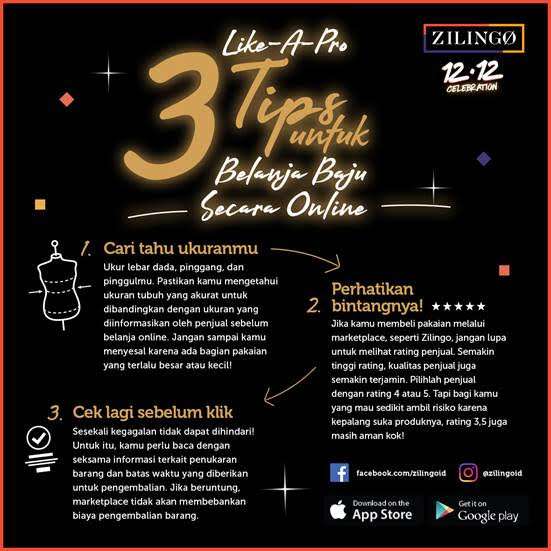 Infografis Belanja Online