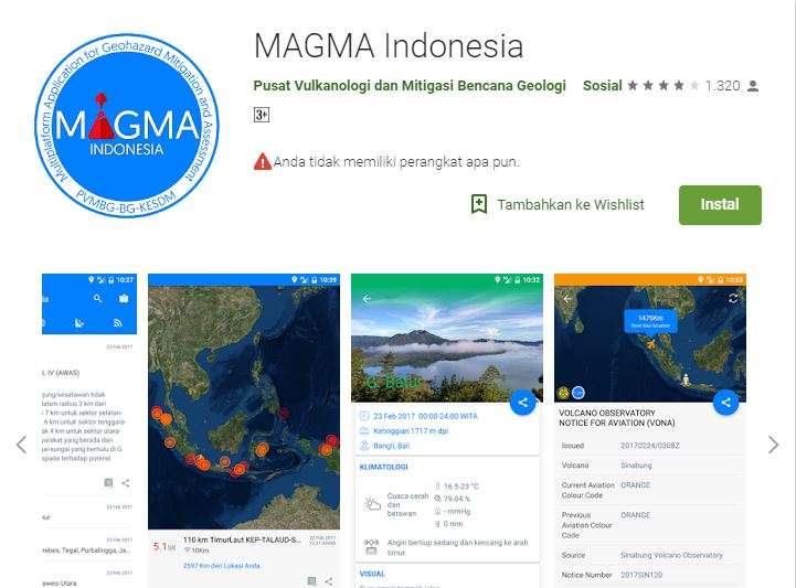 Aplikasi Magma Indonesia