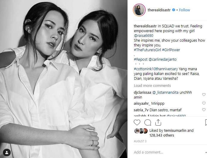 Dian Sastro dan Raisa