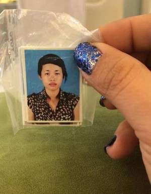 Wajah Huyen sebelum operasi plastik.