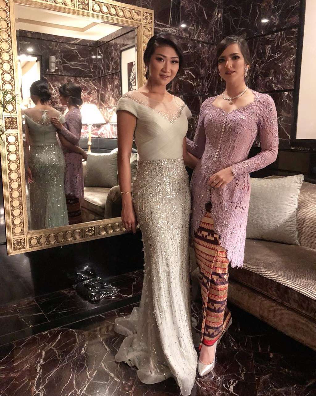 Nia Ramadhani dan Theresa Wienathan