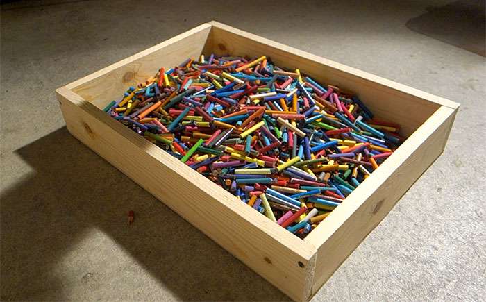 Gitar Dari Pensil Warna