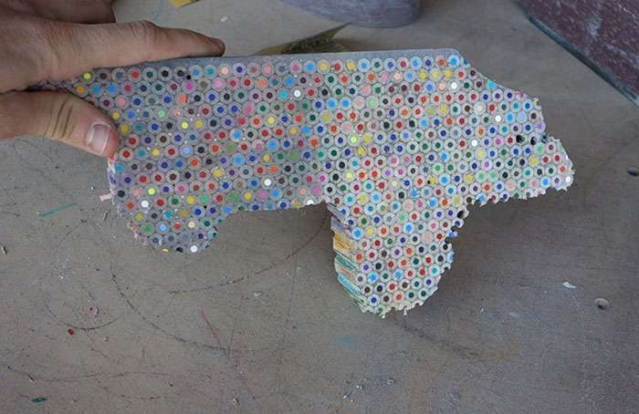 Gitar Dari Pensil Warna