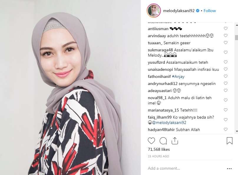 Unggahan Melody Laksani