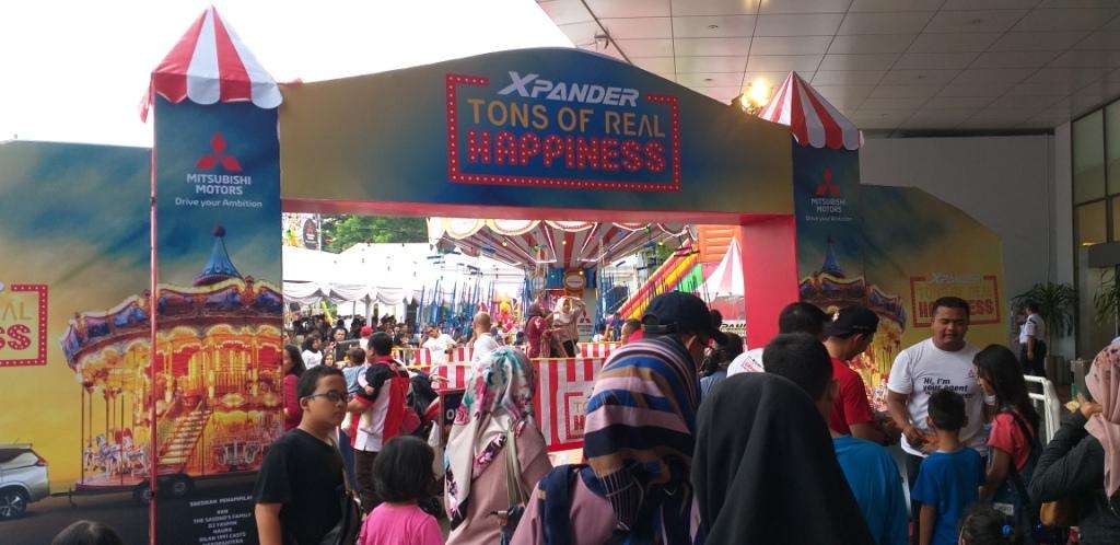 Mitsubishi Ton of Real Happiness hadir di Tangerang.