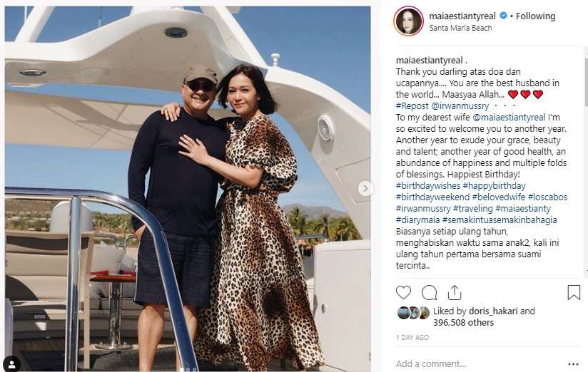 Maia Estianty dan Irwan Mussry