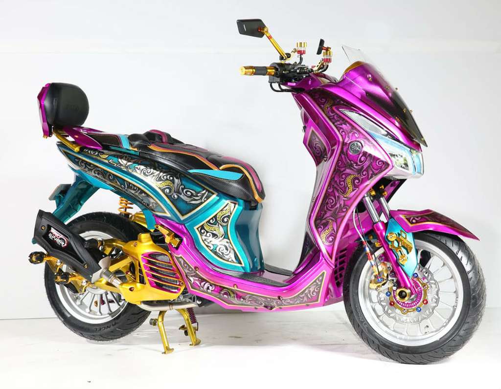 Yamaha Lexi modifikasi (2)