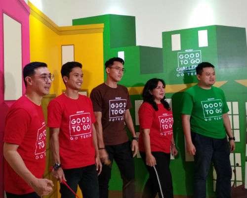 Ginting dan Jojo (tengah) saat peluncuran Good To Go