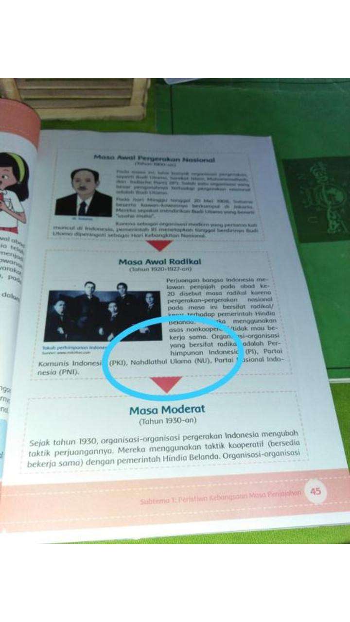 Buku sejarah yang diprotes PBNU