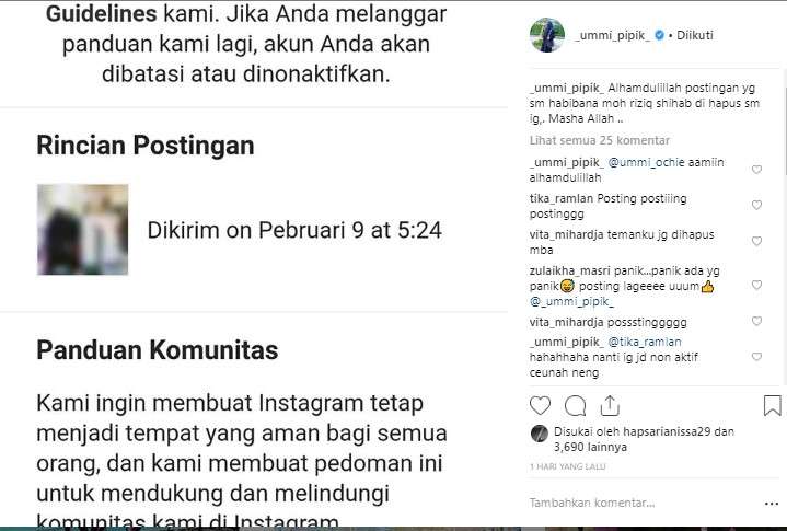 unggahan Umi pipik