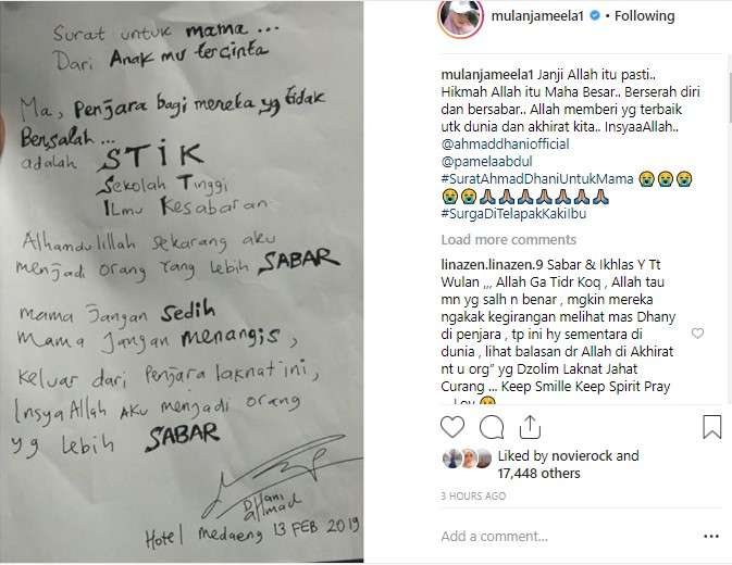 Surat Ahmad Dhani