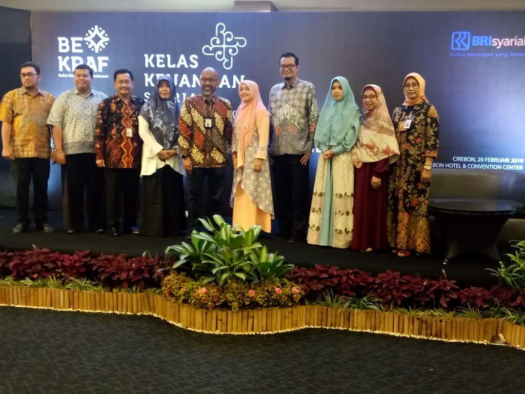 BRIsyariah mendukung pelaku usaha ekonomi kreatif.