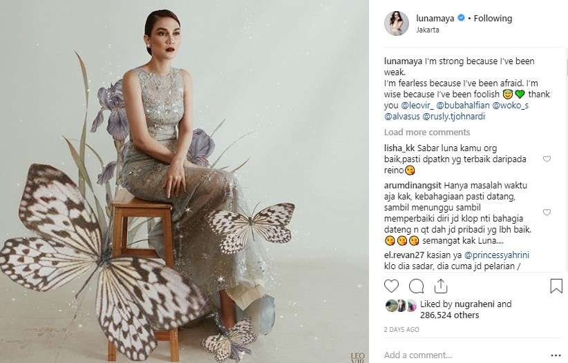 Unggahan Luna Maya