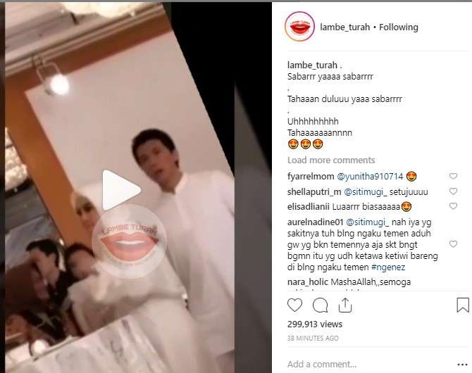 syahrini dan reino barack