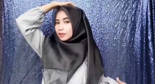 Tutorial Hijab Organza