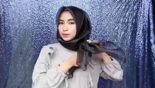 Tutorial Hijab Organza
