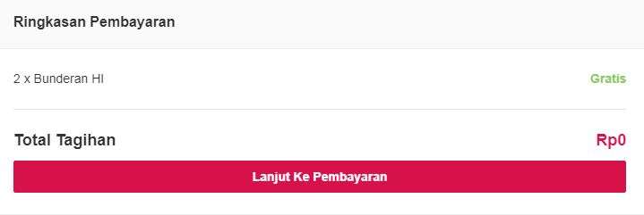 Kamu bisa melanjutkannya ke pembayaran.