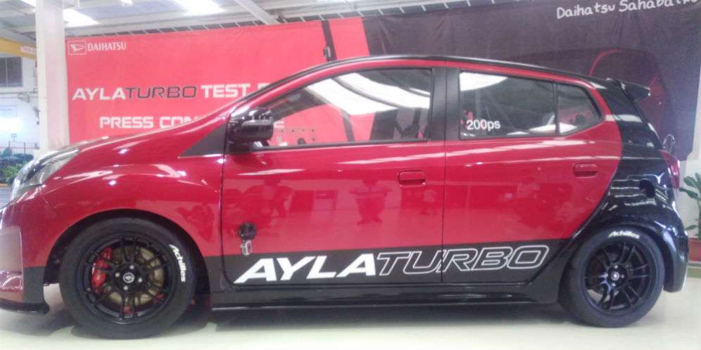 Ayla Turbo dikenalkan ke publik Foto: Dream.co.id/Arie Dwi Budiawati