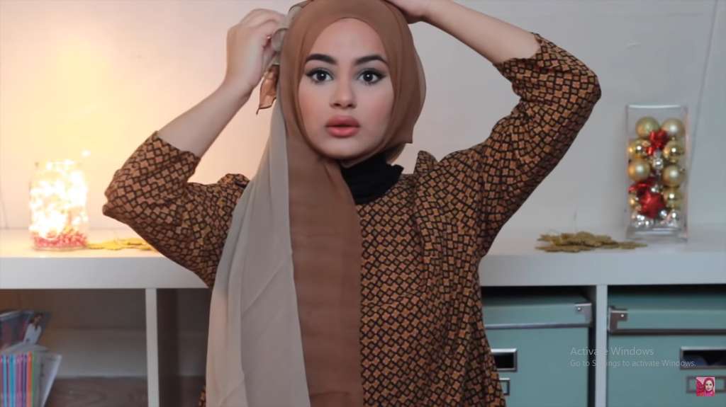 Tutorial Hijab Pashmina