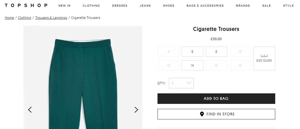 Cigarette Trousers