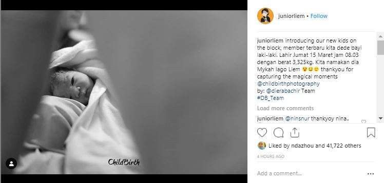 Ada kabar gembira dari Putri Titian dan Junior Liem.