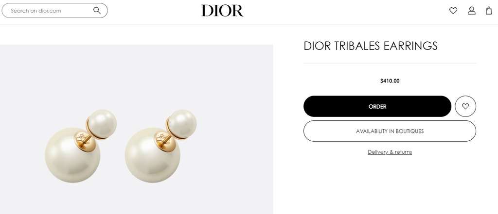 Dior Tribales Earrings